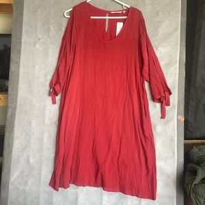 NWT  Soft Surroundings Hera Cardinal Dress! Medium